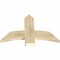 Ekena Millwork Bellingham Rough Sawn Timber Gable Bracket, Douglas Fir, 36"W x 24"H x 2"D x 6"F, 16/12 Pitch GBW036X24X0206BEL00RDF - alternate 2